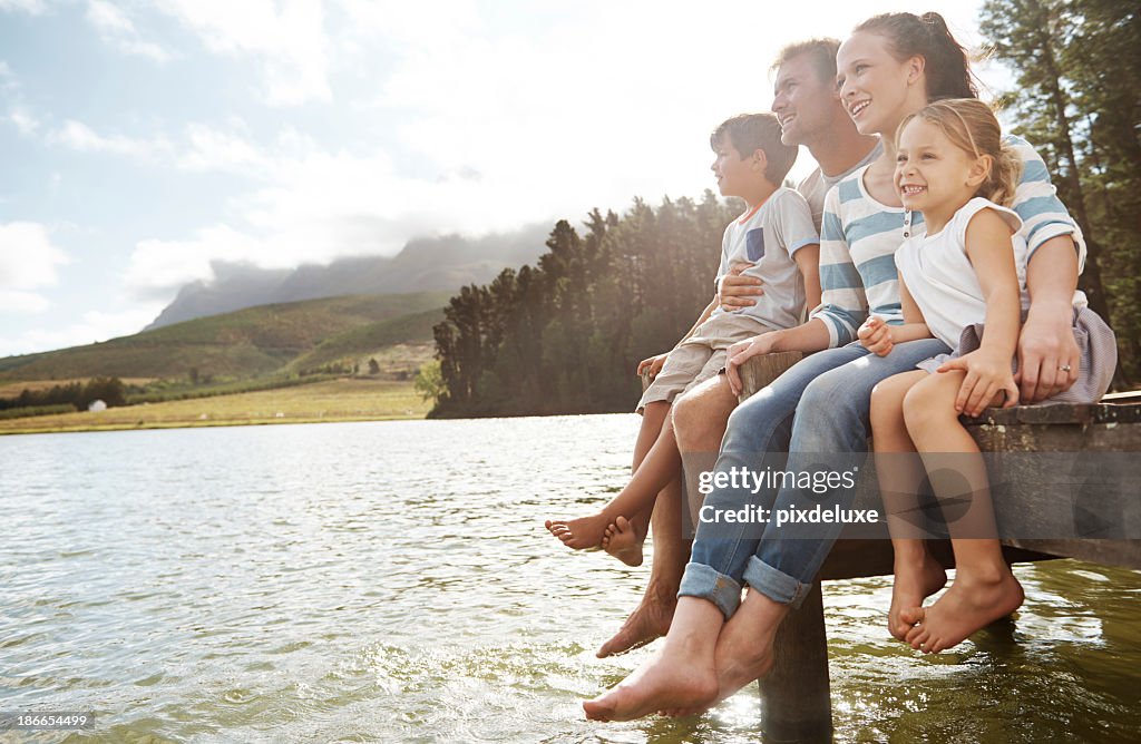 Enjoying the outdoors together