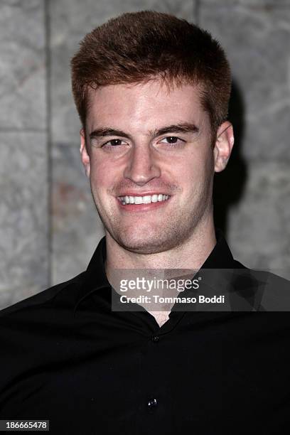 Basketball player Kevin Laue attends the screening of "Long Shot: The Kevin Laue Story" held at the AMC Burbank 16 on November 2, 2013 in Burbank,...