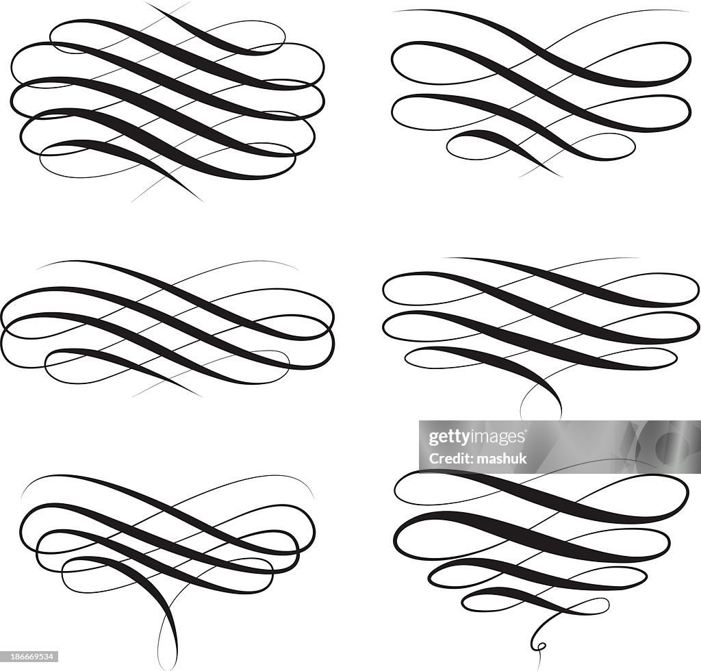 Calligraphy Design Elements High-Res Vector Graphic - Getty Images
