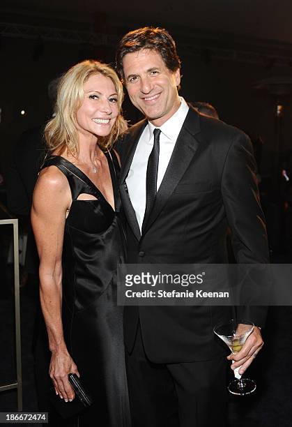 Creator Steven Levitan and Krista Levitan attend the LACMA 2013 Art + Film Gala honoring Martin Scorsese and David Hockney presented by Gucci at...