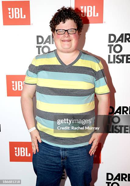 Actor Jesse Heiman attends JBL 'Dare to Listen' Synchros S700 Headphone Los Angeles launch with DJ Jermaine Dupri at W Hollywood on November 2, 2013...