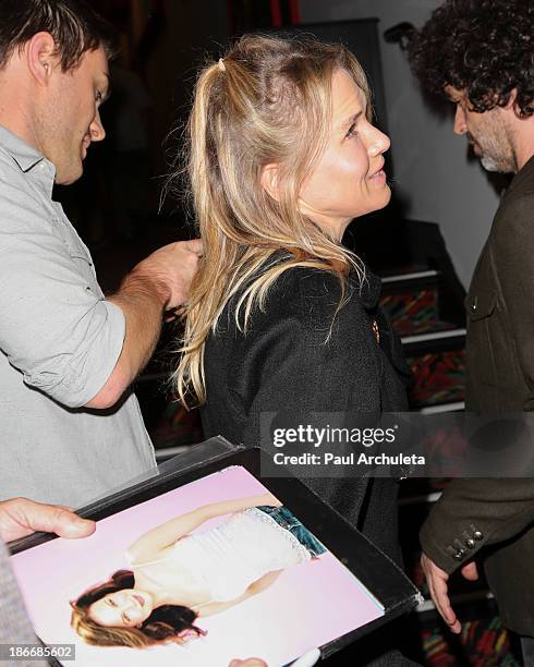 Actress Renee Zellweger attends the screening of "Long Shot: The Kevin Laue Story" at AMC Burbank 16 on November 2, 2013 in Burbank, California.