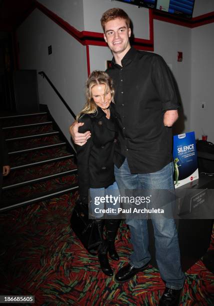 Actress Renee Zellweger and Kevin Laue attend the screening of "Long Shot: The Kevin Laue Story" at AMC Burbank 16 on November 2, 2013 in Burbank,...