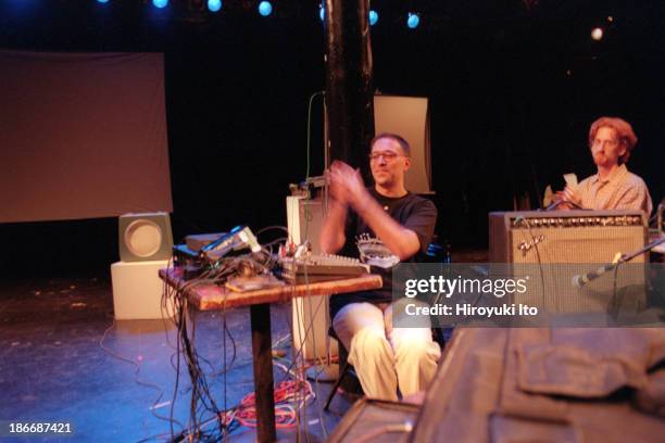 Non Sequitur Festival at HERE on Tuesday night, August 24, 1999.This image:The composer Jed Distler.