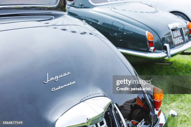 magnificent motors classic car show en eastbourne - automóvil jaguar fotografías e imágenes de stock
