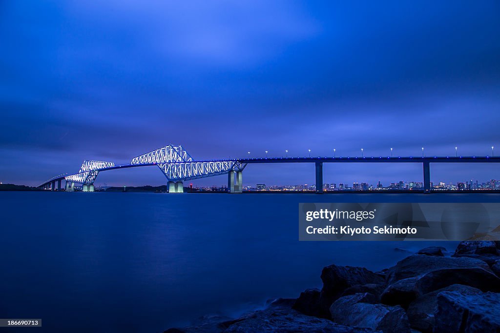 Tokyo bay twilight view