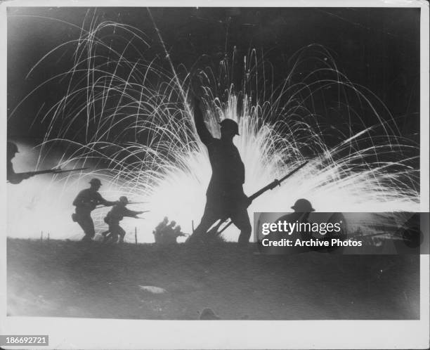 Ww1 Impact Exploding Shell World War 1 Silhouette Photos and Premium High Res Pictures - Getty Images