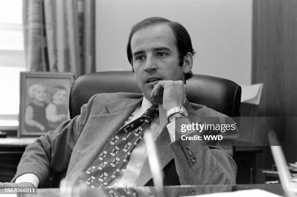Newly elected Senator Joe Biden