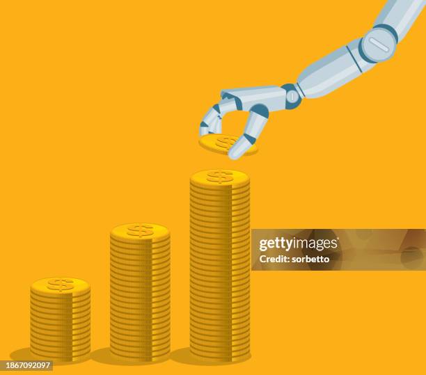 Robtic R Mony 1,081 Robot Hand And Money Stock Photos, High-Res Pictures, and Images ...