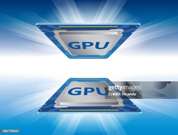 gpu - amd gpu stock illustrations