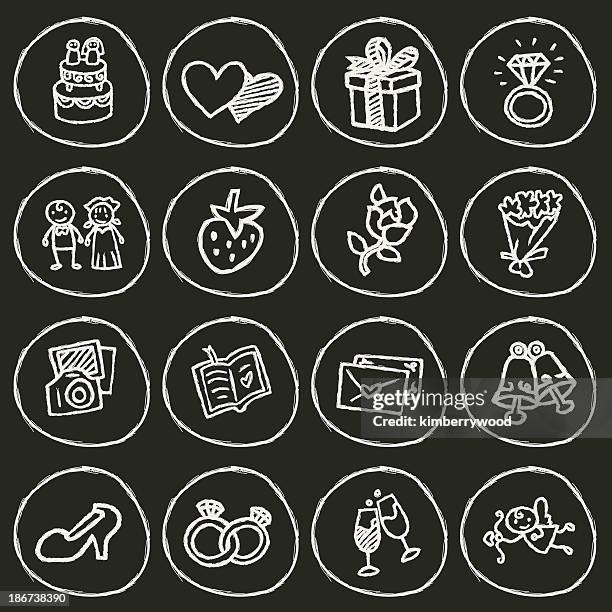 hochzeit-symbol - illustration mariage stock-grafiken, -clipart, -cartoons und -symbole