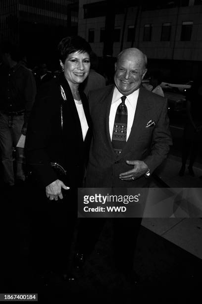 Outtake; Also ran in W 7/1/1996 p.28; Don and Barbara Rickles attend the "Last Dance" premiere at the Samuel Goldwyn Theater on April 24, 1996 in Los...