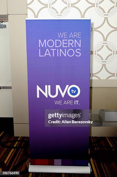 General view of the atmosphere the ANA Multicultural Cocktail Reception sponsored by NUVOtv at JW Marriott Los Angeles at L.A. LIVE on November 3,...