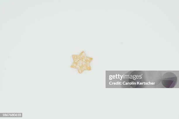 cookies in heart and star shape - biscuit tin stock pictures, royalty-free photos & images