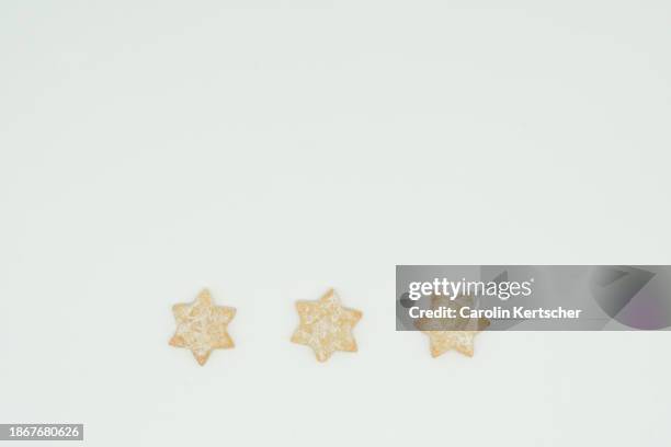 cookies in heart and star shape - biscuit tin stock pictures, royalty-free photos & images