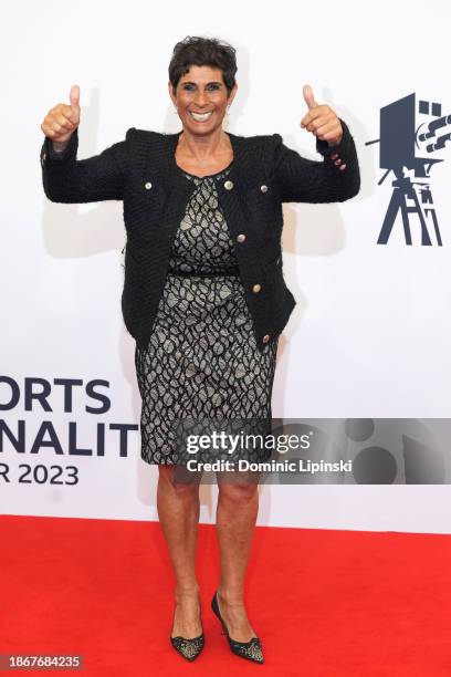 Fatima Whitbread attends the BBC Sports Personality Of The Year 2023 at Dock10 Studios on December 19, 2023 in Manchester, England.