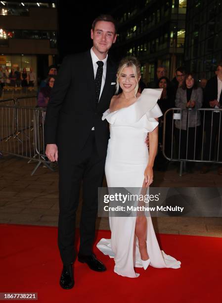 Stuart Broad and Molly King attend the BBC Sports Personality Of The Year 2023 at Dock10 Studios on December 19, 2023 in Manchester, England.