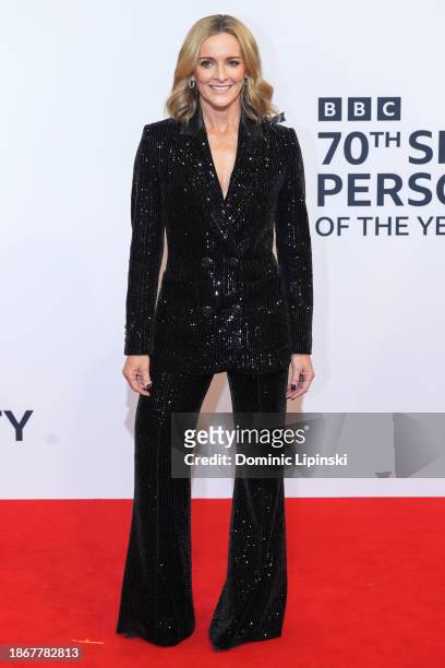 Gabby Logan attends the BBC Sports Personality Of The Year 2023 at Dock10 Studios on December 19, 2023 in Manchester, England.