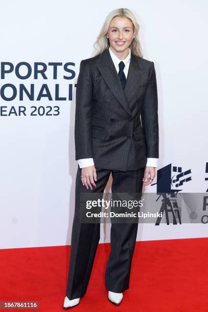 Leah Williamson attends the BBC Sports Personality Of The Year 2023 at Dock10 Studios on December 19, 2023 in Manchester, England.