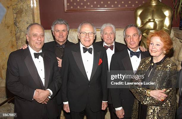 Editor Stephen Rotter, author John Irving, composer Sid Ramin, author Budd Schulberg, New York City Mayor Michael Bloomberg and actress Arlene Dahl...