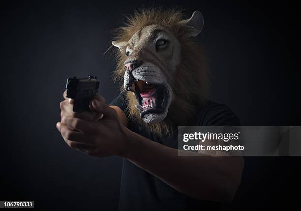 Robber in Lion mask