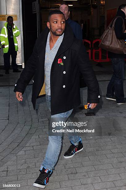 Jonathan 'JB' Gill seen at BBC Radio One on November 4, 2013 in London, England.