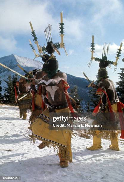 Mescalero Apache Tribe Stock Photo