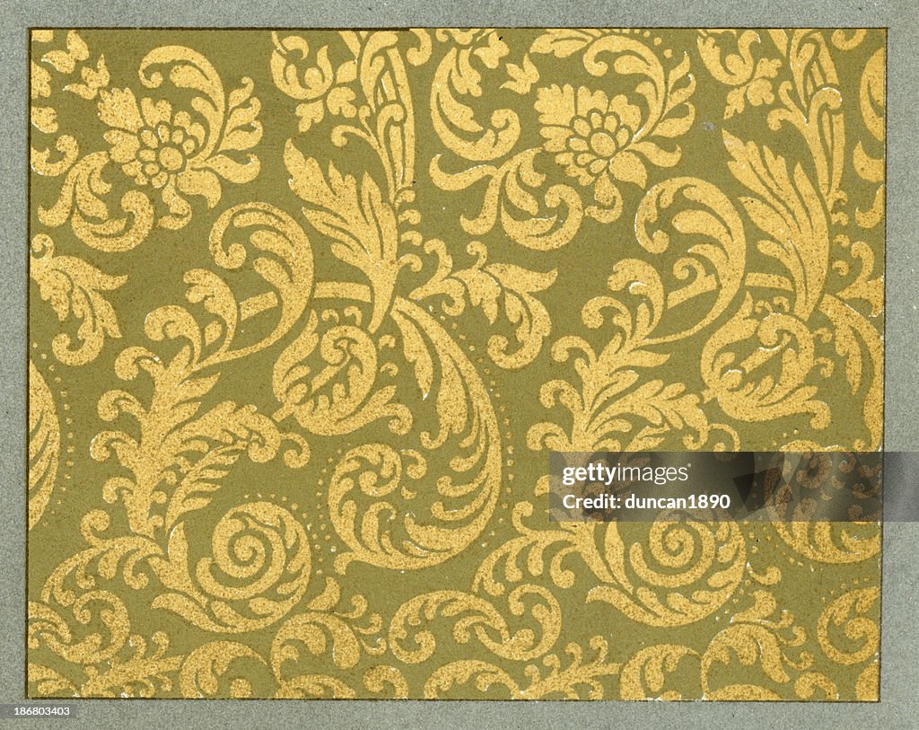 European Scroll Pattern Spiral Scroll Pattern 17th Century High-Res Vector Graphic - Getty Images