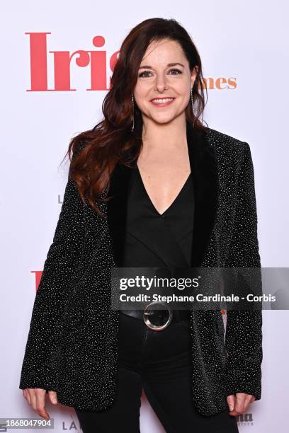 Actress Laure Calamy attends the "Iris Et Les Hommes" Premiere At Cinema Pathe Wepler on December 19, 2023 in Paris, France.