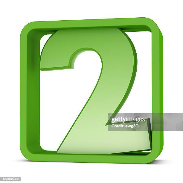 number 2 - 3d number 2 stock pictures, royalty-free photos & images
