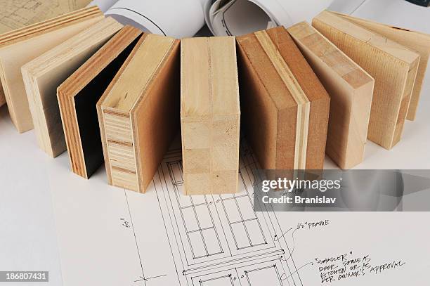 mill work - plywood stock pictures, royalty-free photos & images