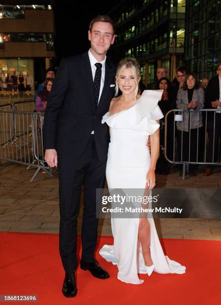 Stuart Broad and Mollie King attend the BBC Sports Personality Of The Year 2023 at Dock10 Studios on December 19, 2023 in Manchester, England.