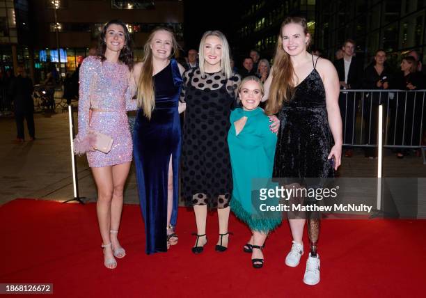Ellie Simmonds and guests attend the BBC Sports Personality Of The Year 2023 at Dock10 Studios on December 19, 2023 in Manchester, England.
