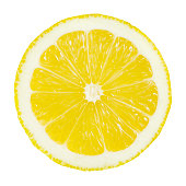 Lemon Portion On White