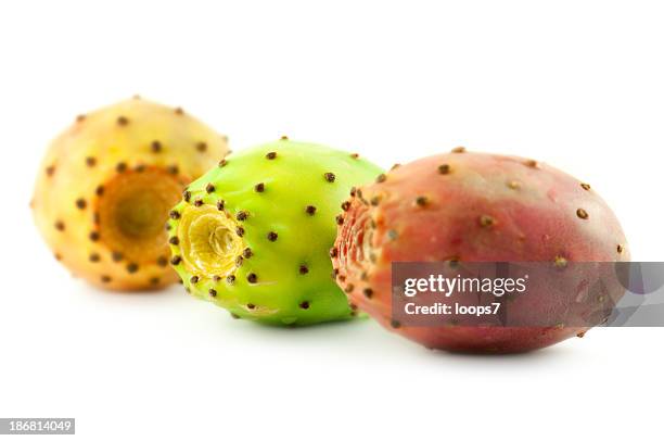 cactus pears - fruit loops stock pictures, royalty-free photos & images