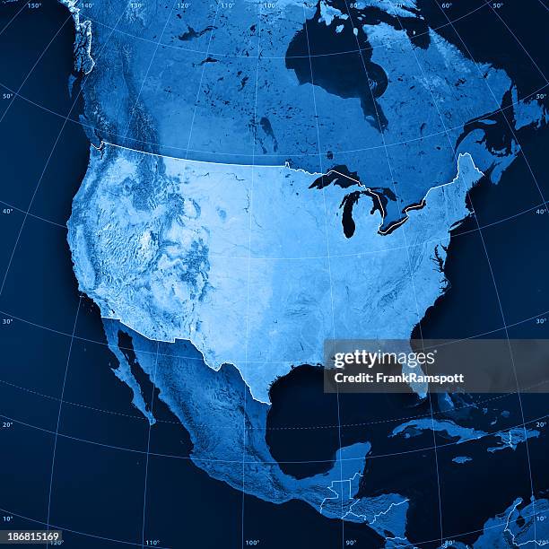 usa topographic map - us map 個照片及圖片檔