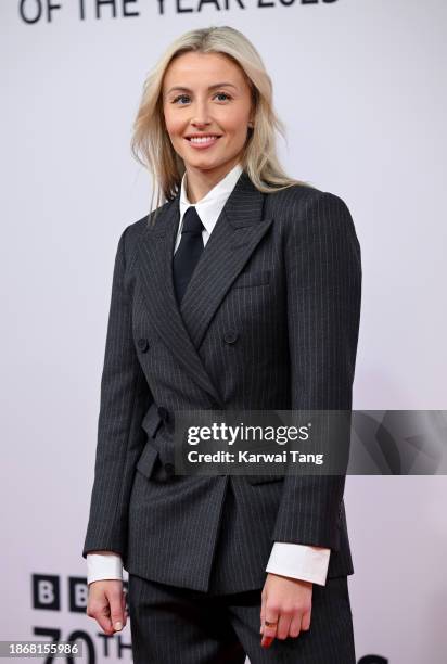 Leah Williamson attends the BBC Sports Personality Of The Year 2023 at Dock10 Studios on December 19, 2023 in Manchester, England.