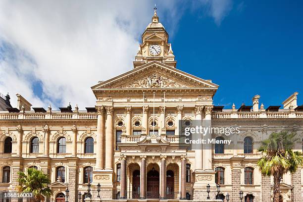 cape town city hall south africa - history of nelson mandela stock pictures, royalty-free photos & images