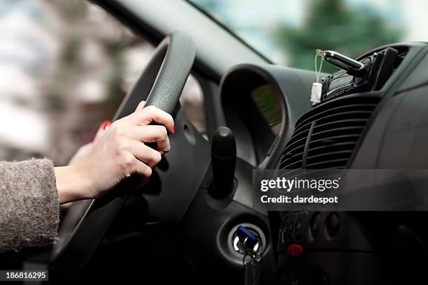 steering wheel - airbag stock pictures, royalty-free photos & images