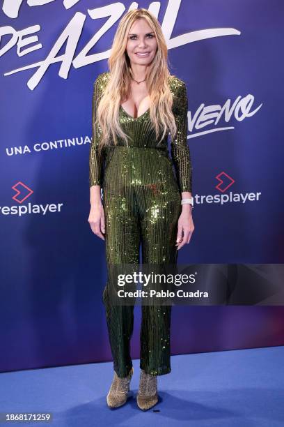 Yola Berrocal attends the Madrid premiere of "Vestidas de Azul" at Cine Callao on December 19, 2023 in Madrid, Spain.