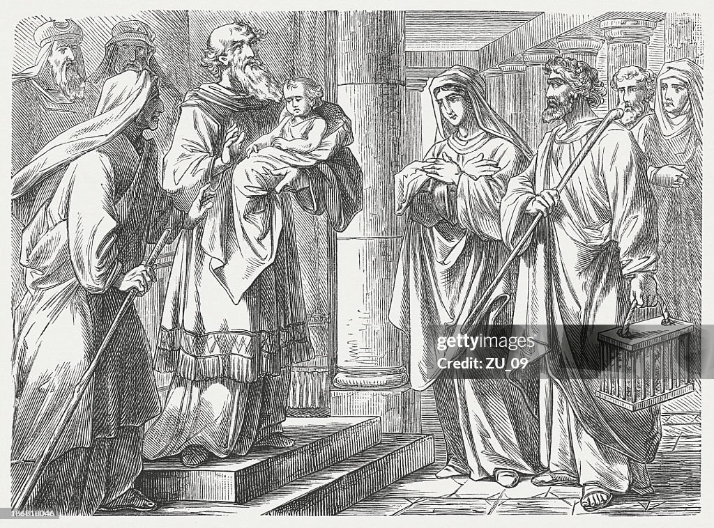 Jesus’ Presentation at the Temple (Luke 2), published in 1877
