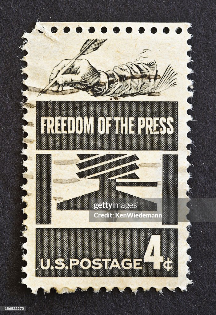 Freedom of the Press Stamp