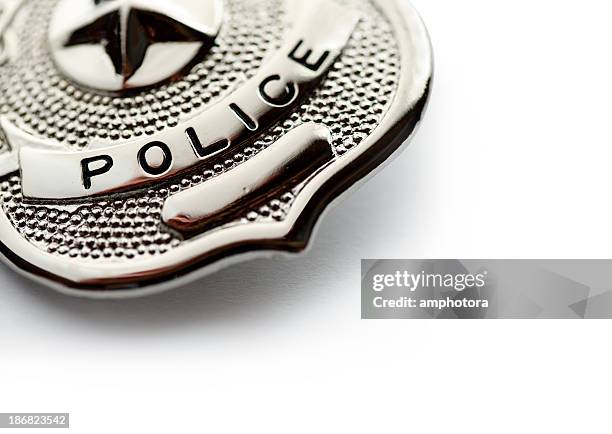 insignia de policía - insignia de policía fotografías e imágenes de stock