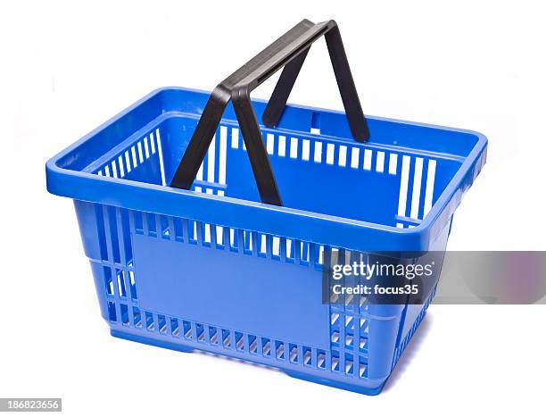 shopping basket - boodschappenmand stockfoto's en -beelden