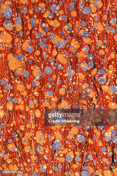 multicolored marbled and spotted paper background - marbled effect stock illustrations