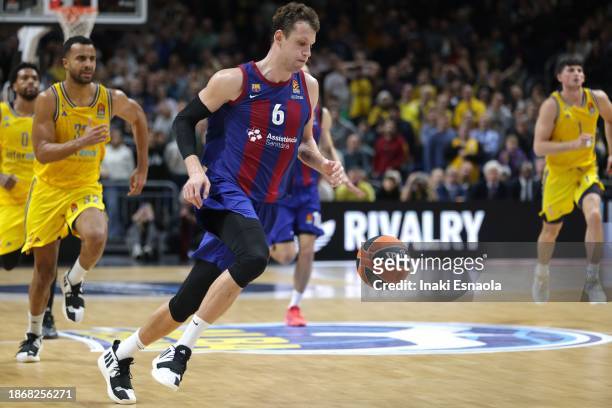 Jan Vesely from Barcelona in action during the Turkish Airlines EuroLeague Regular Season Round 15 match between Alba Berlin and FC Barcelona at...