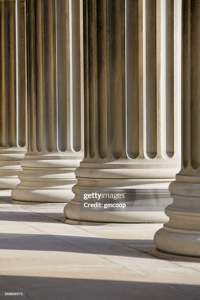 Colonne di marmo verticale