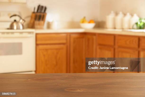 balcão de cozinha - mesa imagens e fotografias de stock