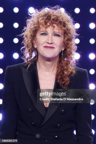 Fiorella Mannoia attends Sanremo Giovani 2023 at Casinò di Sanremo on December 19, 2023 in Sanremo, Italy.