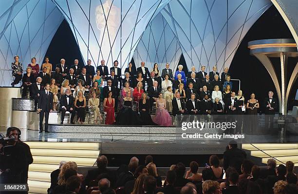 Past Oscar winners Julie Andrews, Kathy Bates, Halle Berry, Ernest Borgnine, Red Buttons, Nicolas Cage, Michael Caine, George Chakiris, Jennifer...